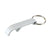 Branded Promotional DOLPHIN BOTTLE OPENER KEYRING RING in Silver Bottle Opener From Concept Incentives.