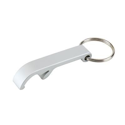 Branded Promotional DOLPHIN BOTTLE OPENER KEYRING RING in Silver Bottle Opener From Concept Incentives.