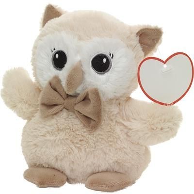 Branded Promotional HELGA PLUSH OWL Soft Toy From Concept Incentives.