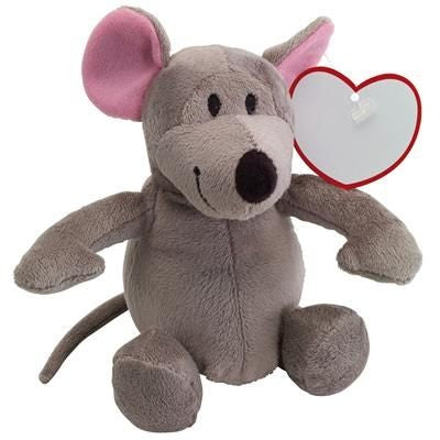 Branded Promotional JOSEPH PLUSH MOUSE Soft Toy From Concept Incentives.