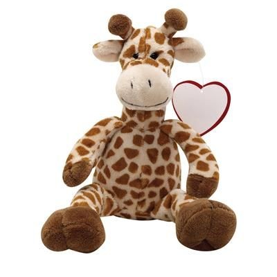 Branded Promotional MAURICE GIRAFFE PLUSH SOFT TOY Soft Toy From Concept Incentives.