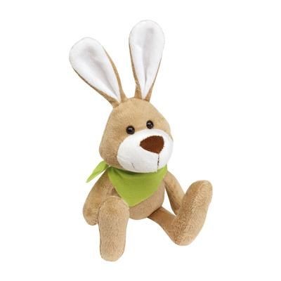 Branded Promotional MINNA PLUSH SOFT TOY RABBIT in Brown Soft Toy From Concept Incentives.