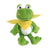 Branded Promotional BERNARD PLUSH FROG in Green Soft Toy From Concept Incentives.