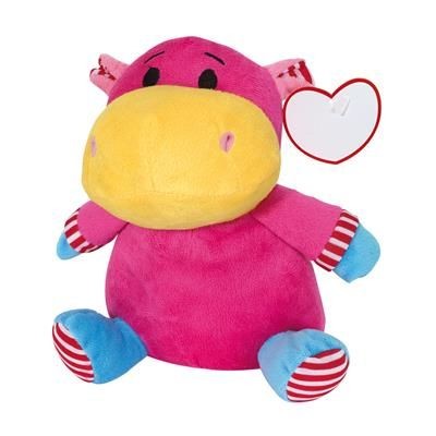 Branded Promotional BEATE PLUSH HIPPO Soft Toy From Concept Incentives.