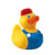 Branded Promotional BOB RUBBER DUCK Duck Plastic From Concept Incentives.