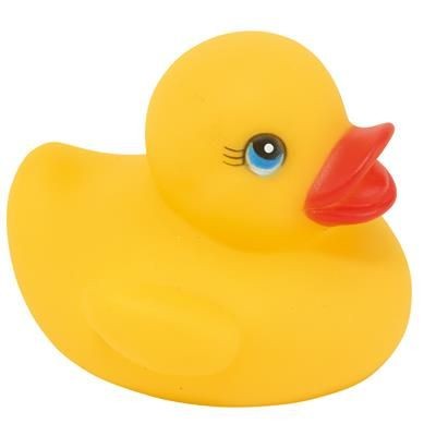 Branded Promotional BABBETT RUBBER DUCKY Duck Plastic From Concept Incentives.