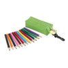 Branded Promotional SMALL IDEA PENCIL CASE in Green Pencil Case From Concept Incentives.