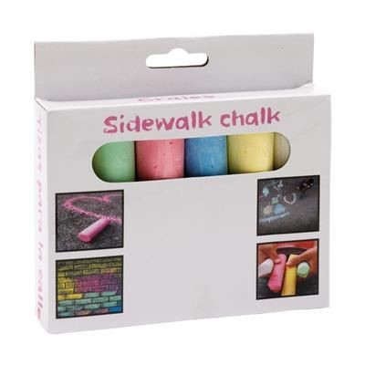 Branded Promotional SIDEWALK CHALK SET Chalk From Concept Incentives.