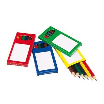 Branded Promotional CHILDRENS RAINBOW COLOURING PENCIL SET Colouring Set From Concept Incentives.