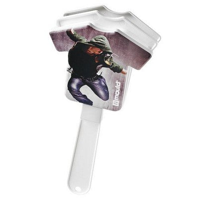 Branded Promotional IMOULD BRANDED PLASTIC FOOTBALL SHIRT CLAPPER RATTLE Noise Maker From Concept Incentives.