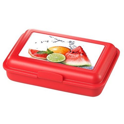 Branded Promotional IMOULD BRANDED CHILDRENS PLASTIC STORAGE SCHOOL LUNCH BOX Lunch Box From Concept Incentives.