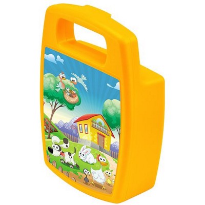 Branded Promotional IMOULD BRANDED CHILDRENS PLASTIC STORAGE SCHOOL LUNCH BOX with Handle Lunch Box From Concept Incentives.