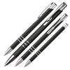 Branded Promotional NEW JERSEY METAL BALL PEN in Black Pen From Concept Incentives.