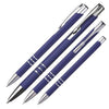 Branded Promotional NEW JERSEY METAL BALL PEN in Blue Pen From Concept Incentives.