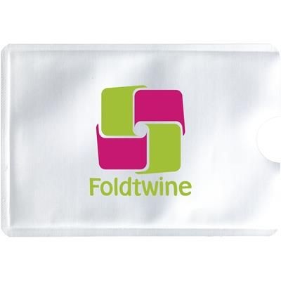 Branded Promotional RFID PHONE POCKET PHONE CARD HOLDER in Silver Credit Card Holder From Concept Incentives.
