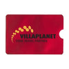 Branded Promotional RFID PHONE POCKET PHONE CARD HOLDER in Red Credit Card Holder From Concept Incentives.