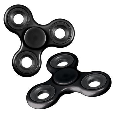 Branded Promotional PASADENA FIDGET SPINNER in Black Fidget Spinner From Concept Incentives.