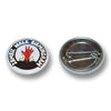 Branded Promotional 38MM BUTTON BADGE Badge From Concept Incentives.