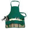 Branded Promotional GARDEN APRON with Tools in Green & Beige Apron From Concept Incentives.