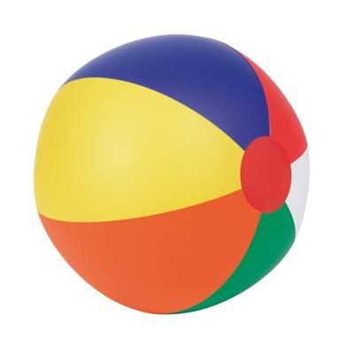 Branded Promotional OCEAN BEACH BALL in Rainbow Beach Ball From Concept Incentives.