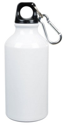 Branded Promotional TRANSIT ALUMINIUM METAL SPORTS DRINK BOTTLE in White Sports Drink Bottle From Concept Incentives.