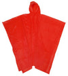 Branded Promotional ALWAYS PROTECT RAIN PONCHO with Hood in Red Poncho From Concept Incentives.