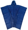 Branded Promotional ALWAYS PROTECT RAIN PONCHO with Hood in Blue Poncho From Concept Incentives.