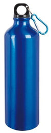 Branded Promotional BIG TRANSIT ALUMINIUM METAL DRINK BOTTLE in Blue Sports Drink Bottle From Concept Incentives.