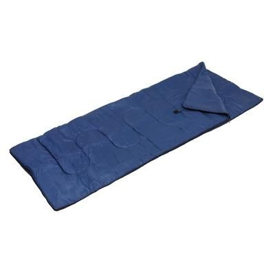 Branded Promotional BEDTIME SLEEPING BAG in Dark Blue Sleeping Bag From Concept Incentives.