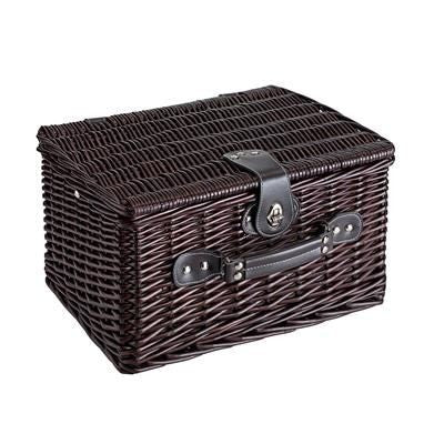 Branded Promotional SUNSET PARK WICKER PICNIC BASKET Picnic Basket From Concept Incentives.