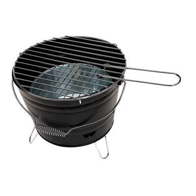 Branded Promotional MINI BBQ GRILL BUCKET in Black BBQ From Concept Incentives.