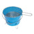 Branded Promotional MINI BBQ GRILL BUCKET in Light Blue BBQ From Concept Incentives.