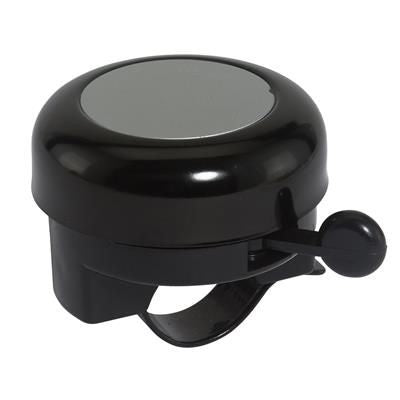 Branded Promotional NOISY BICYCLE BELL in Black Bell From Concept Incentives.