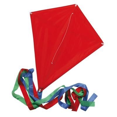 Branded Promotional KITE in Red Kite From Concept Incentives.