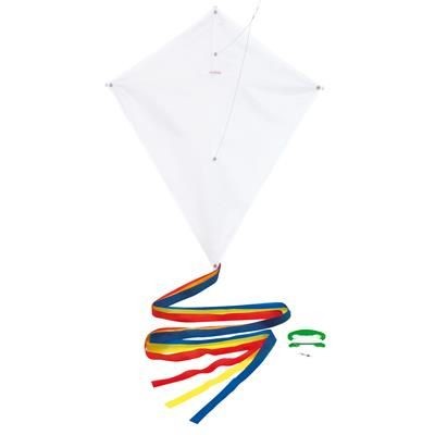 Branded Promotional KITE in White Kite From Concept Incentives.