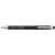 Branded Promotional ALUMINIUM METAL LACQUERED TWIST ACTION BALL PEN in Black Pen From Concept Incentives.