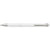 Branded Promotional ALUMINIUM METAL LACQUERED TWIST ACTION BALL PEN in White Pen From Concept Incentives.