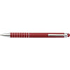 Branded Promotional ALUMINIUM METAL LACQUERED TWIST ACTION BALL PEN in Red Pen From Concept Incentives.