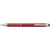 Branded Promotional ALUMINIUM METAL LACQUERED TWIST ACTION BALL PEN in Red Pen From Concept Incentives.