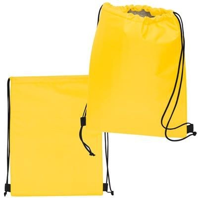 Branded Promotional ORIA 2-IN-1 SPORTS BAG - COOLING BAG in Yellow Cool Bag From Concept Incentives.