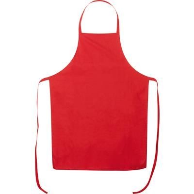 Branded Promotional COTTON APRON GRILLMEISTER in Red Apron From Concept Incentives.