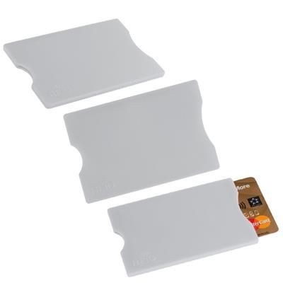 Branded Promotional CANTERBURY RFID CARD CASE in White Credit Card Holder From Concept Incentives.