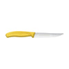 Branded Promotional VICTORINOX SWISS CLASSIC STEAK & PIZZA KNIFE in Yellow Knife From Concept Incentives.