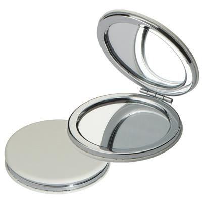Branded Promotional MARSEILLE POCKET MIRROR Mirror From Concept Incentives.