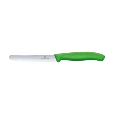 Branded Promotional VICTORINOX SWISS CLASSIC TABLE KNIFE in Green Knife From Concept Incentives.