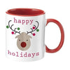 Branded Promotional FULL COLOUR MUG COLORATO MUG in Red Mug From Concept Incentives.