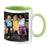 Branded Promotional FULL COLOUR MUG COLORATO MUG in Lime Mug From Concept Incentives.