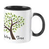 Branded Promotional FULL COLOUR MUG COLORATO MUG in Black Mug From Concept Incentives.