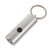 Branded Promotional LED LIGHT KEYRING TORCH LIGHT in Silver Torch From Concept Incentives.