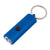 Branded Promotional LED LIGHT KEYRING TORCH LIGHT in Blue Torch From Concept Incentives.